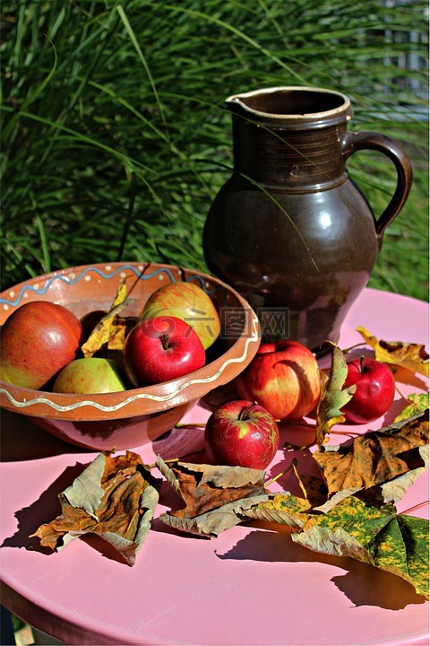 苹果,秋季,水果