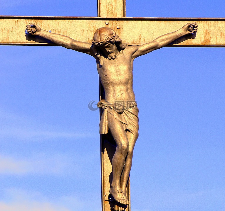 基督,钉在十字架上,铁