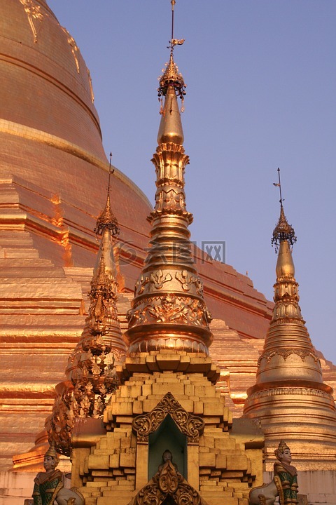 缅甸,光,优美的景色