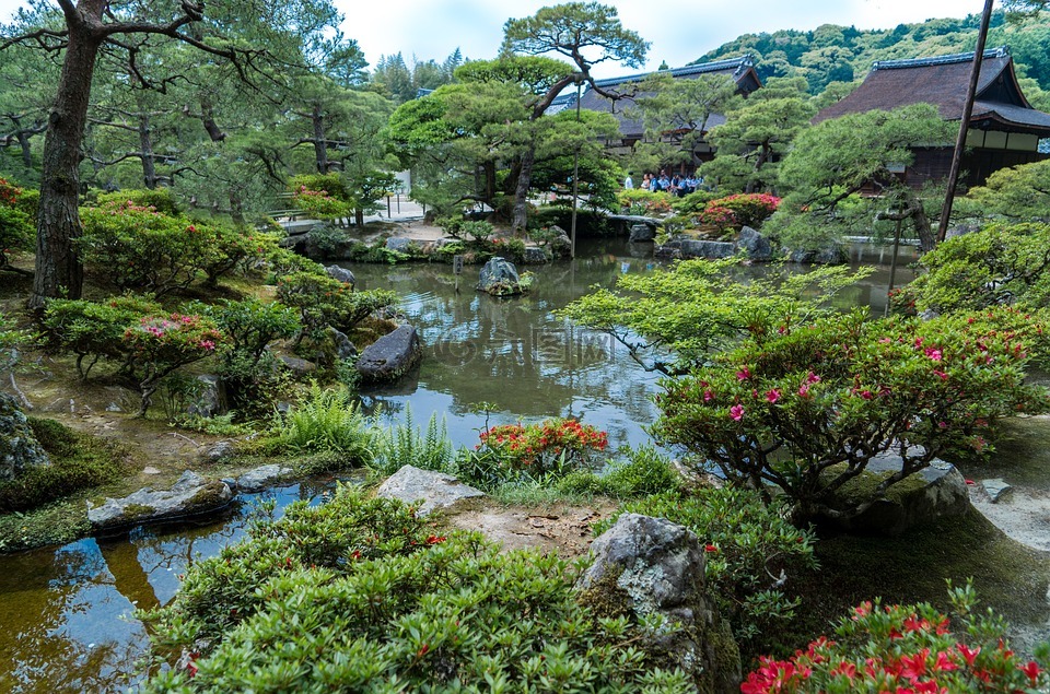 慈照寺花园,京都,日本