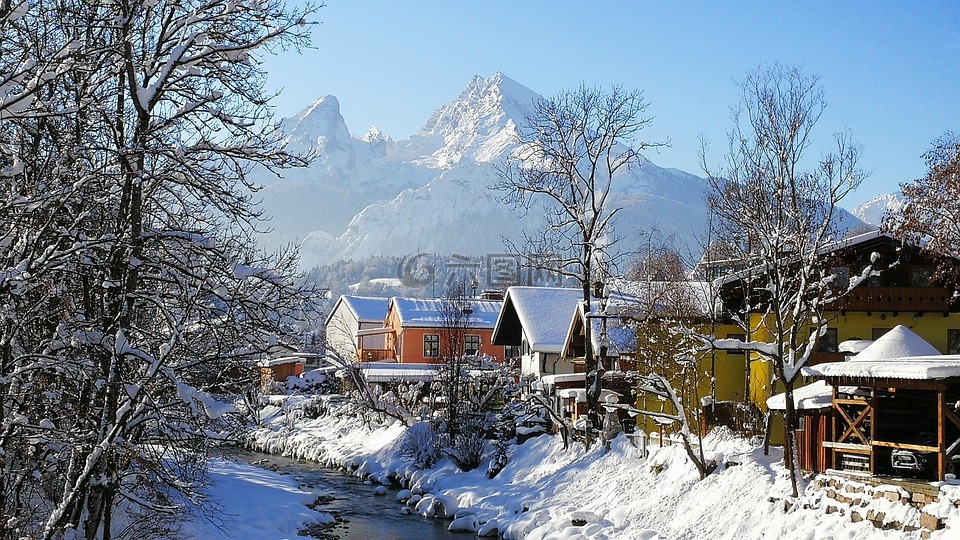 贝,watzmann,断层块