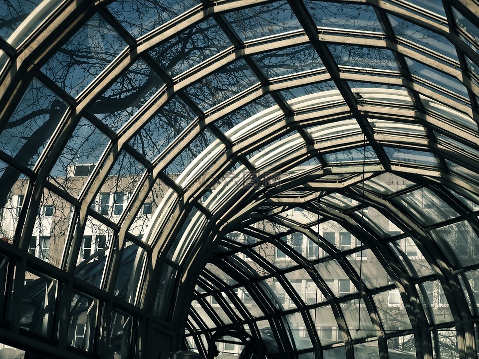 架构,现代,玻璃