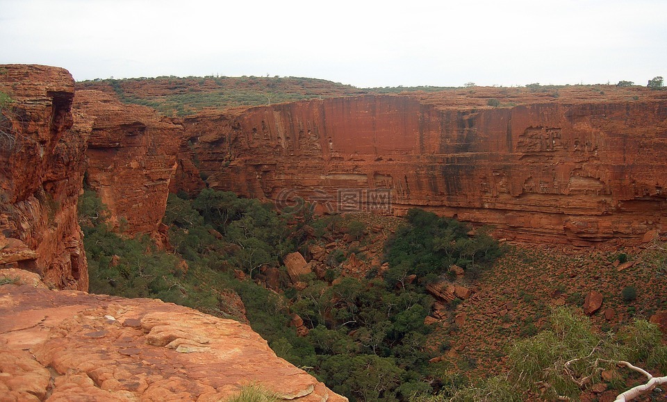 国王峡谷,澳大利亚,岩石形成