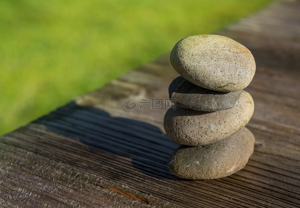 石头,鹅卵石,自然