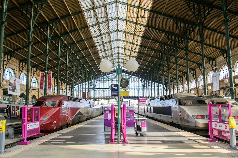 巴黎,法国,火车站