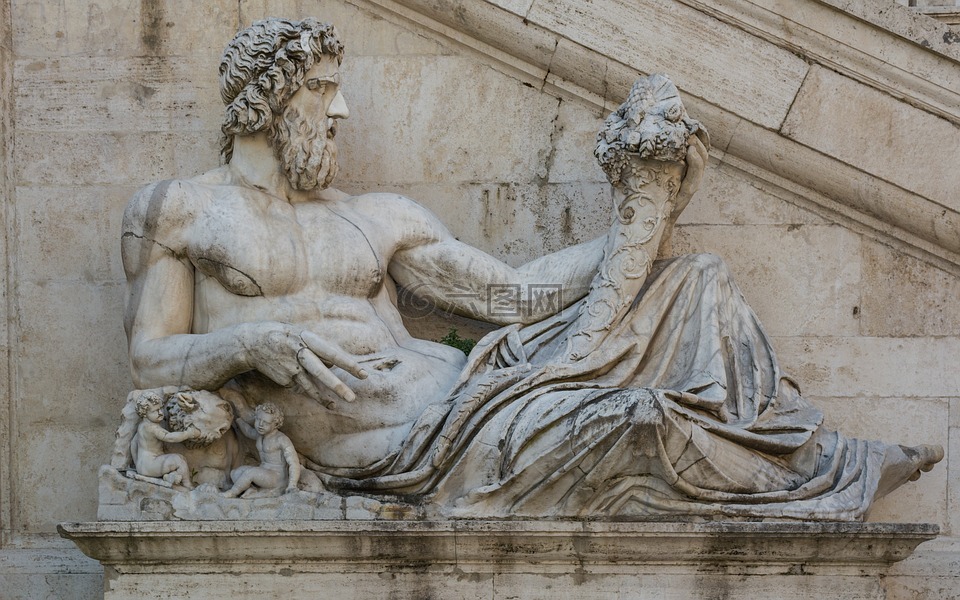 罗马,雕像,国会广场