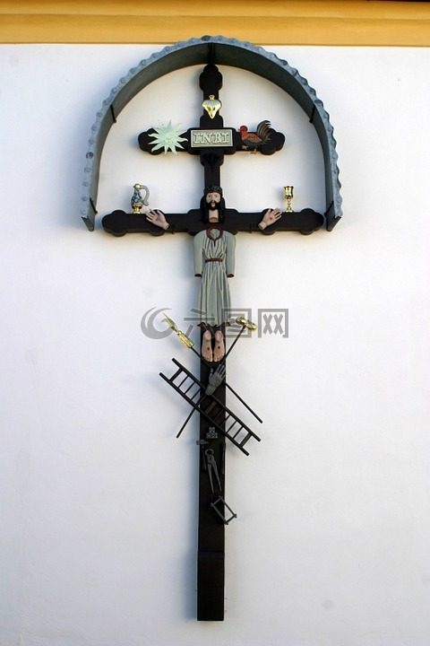 十字架,交叉,教堂的十字架