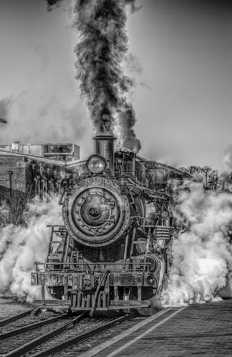 蒸汽火车,蒸汽引擎,铁路