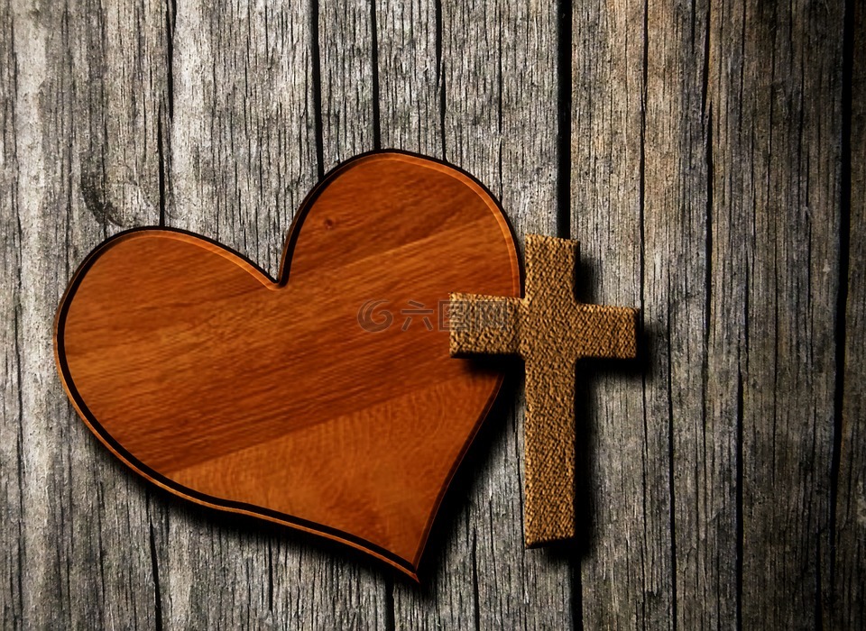 心脏,交叉,基督教