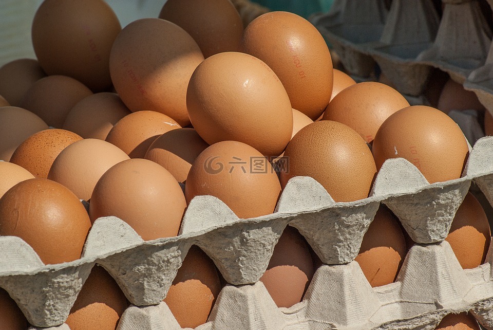 市场,母鸡,鸡蛋