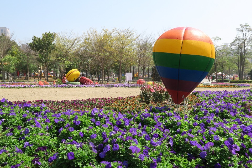 台南百花祭,熱氣球,水萍塭公園