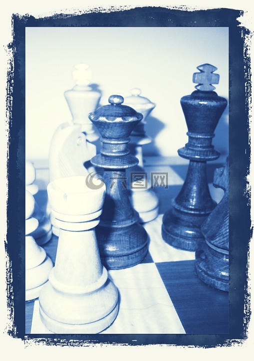 象棋,棋盘上的棋子,国王