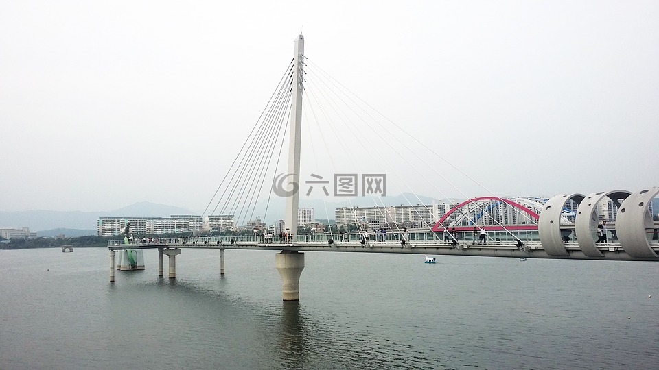 春川,天桥,景观