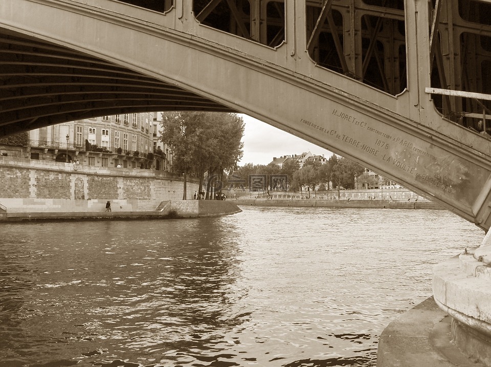 河,塞纳河,桥