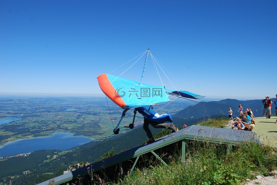 富森,巴伐利亚,悬挂式滑翔机