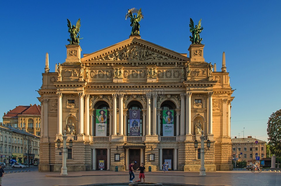 歌剧,剧院,利沃夫