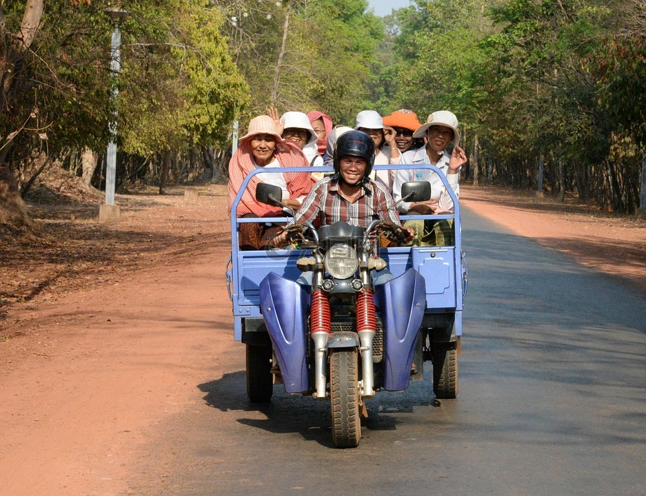 柬埔寨,高棉,摩托车