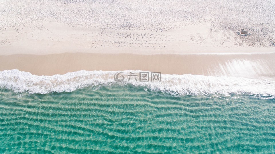 海滩,海洋,户外