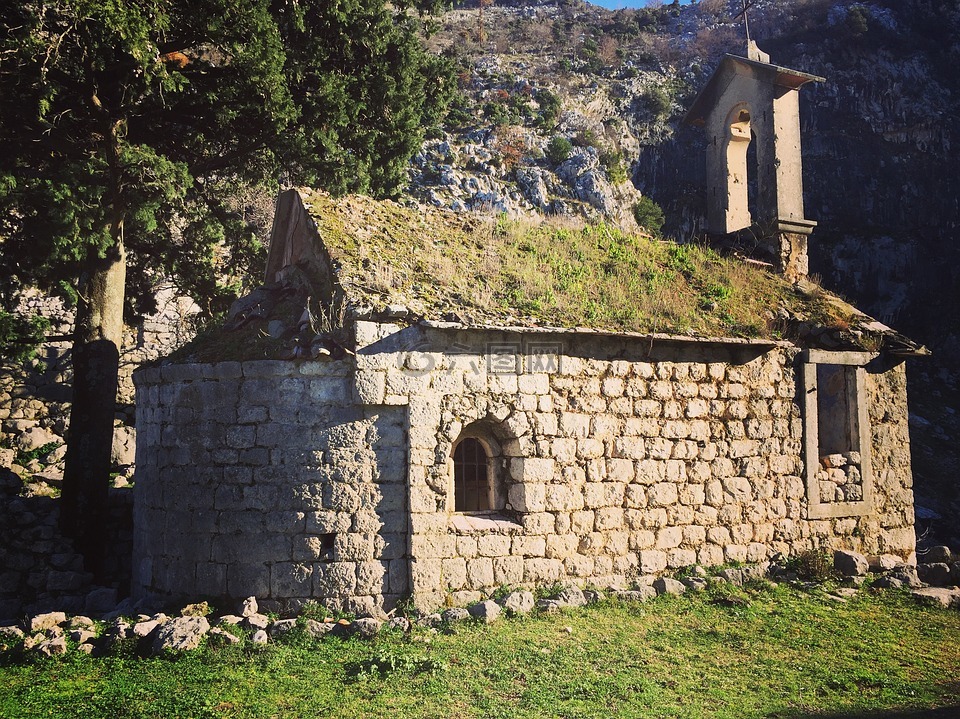 科托尔,古老的教堂,黑山