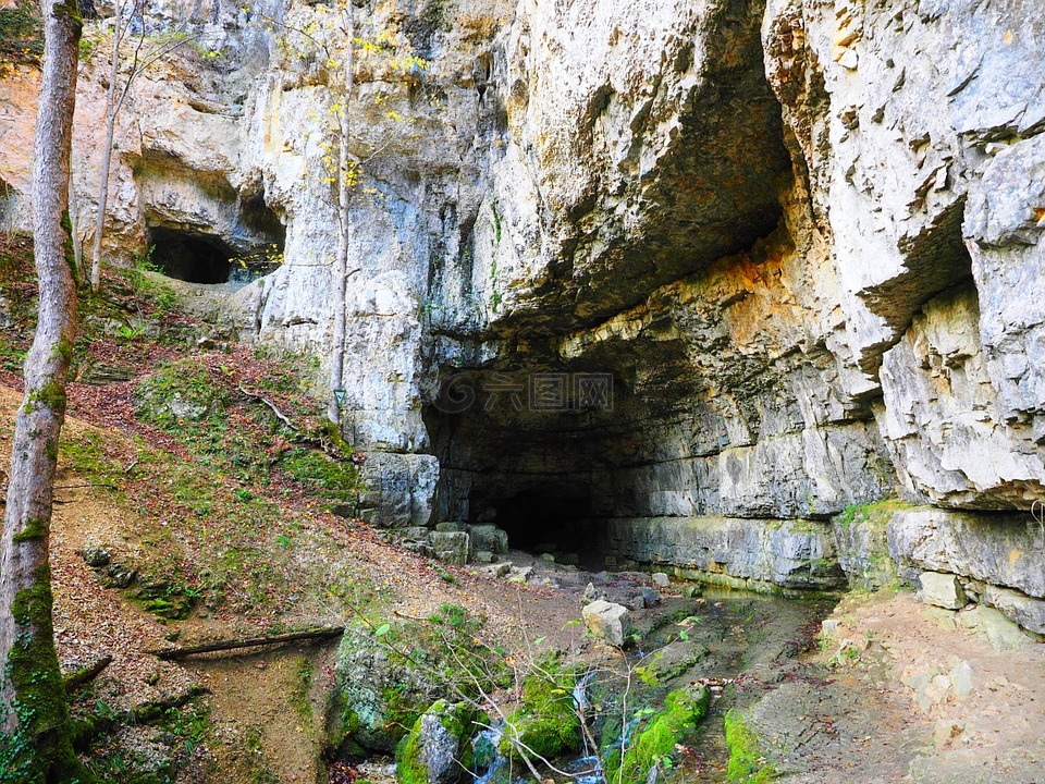 洞穴的falkensteine​​r,洞穴,洞穴门户