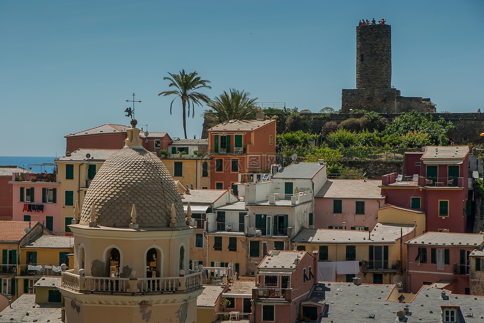 意大利,五渔村,vernazza