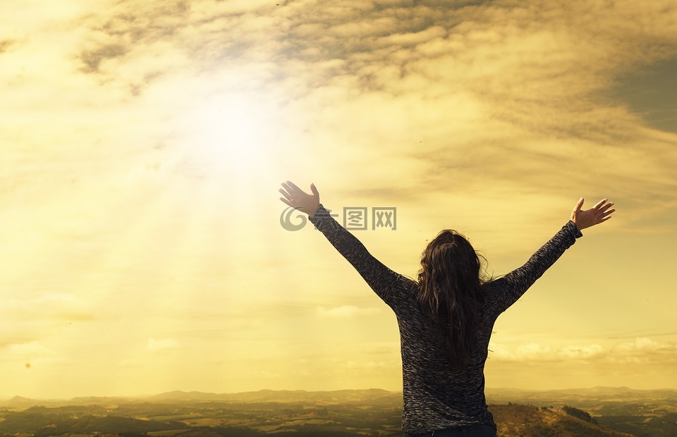 天空,问上帝,祷告