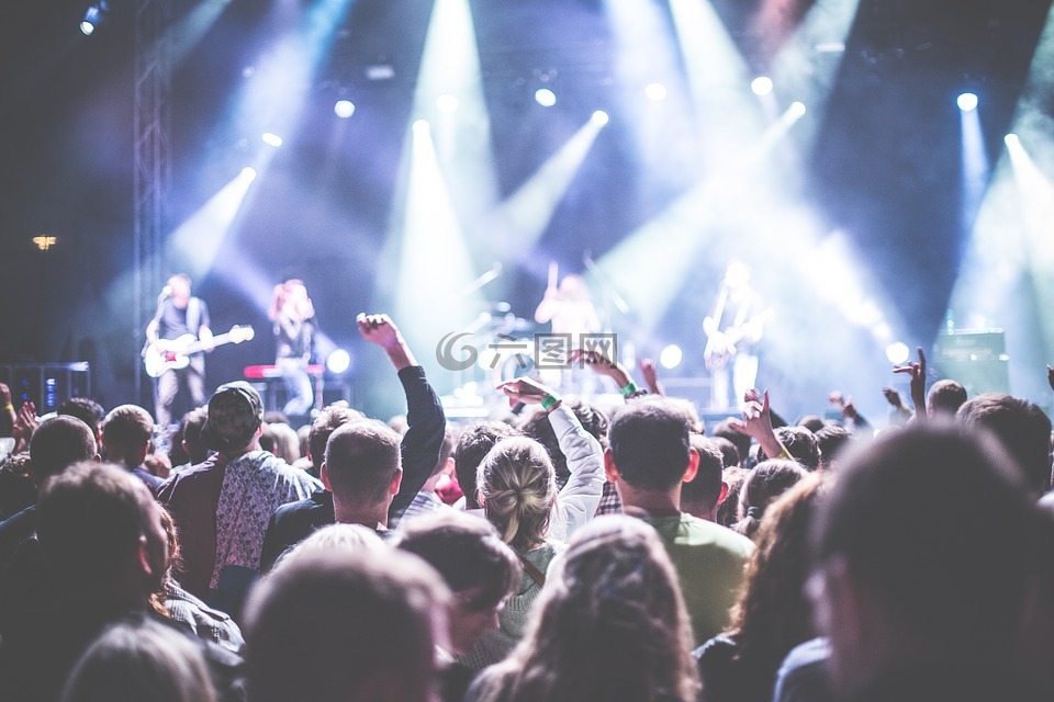 观众,乐队,庆典