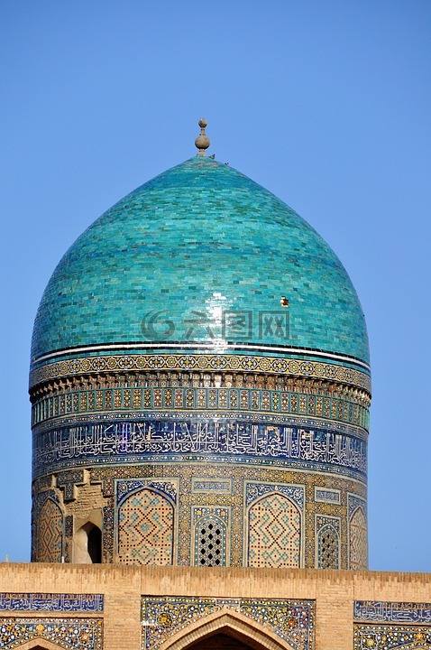 乌兹别克斯坦,中亚地区,圆顶