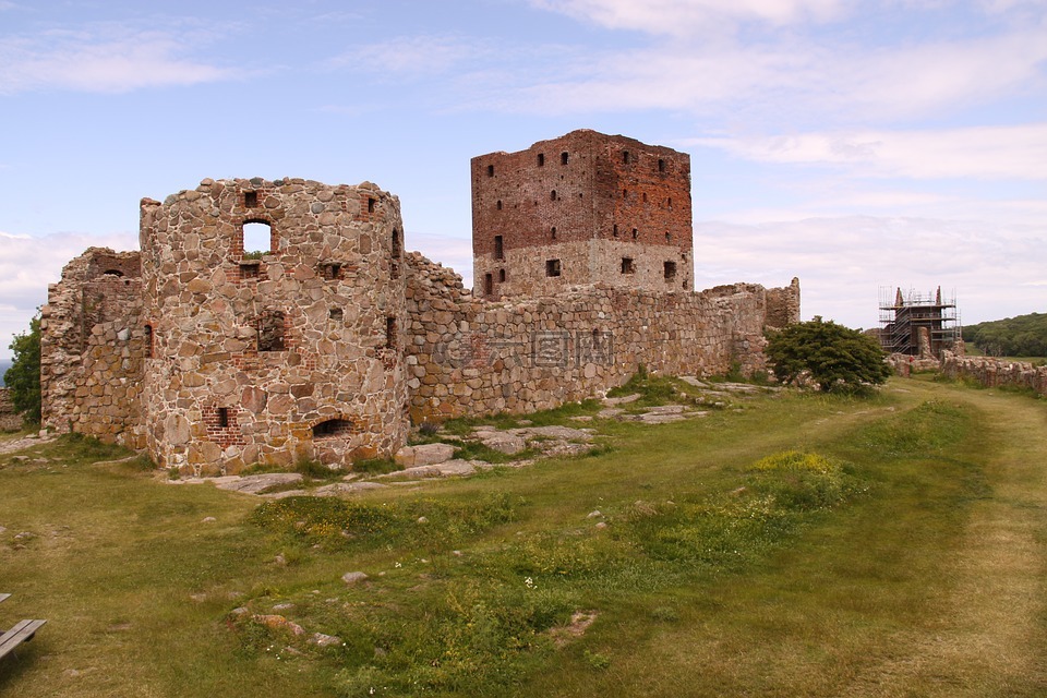 哈默斯胡斯古,城堡,废墟