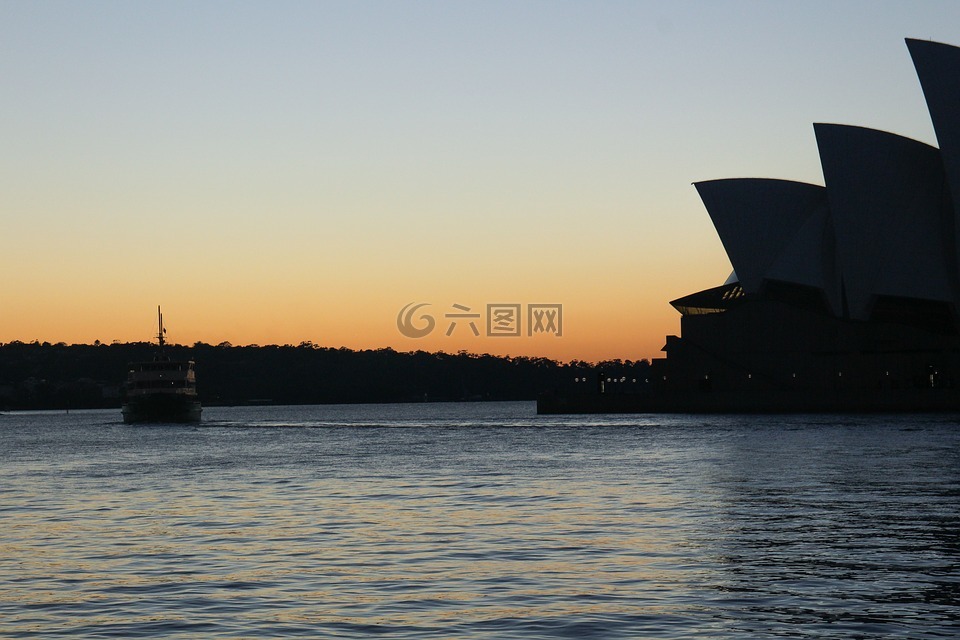 悉尼歌剧院,悉尼,侧影