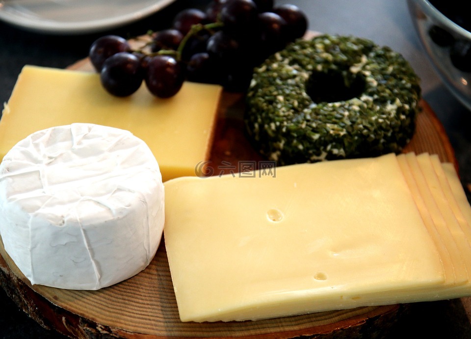 käseplatte,奶酪,对半硬质干酪
