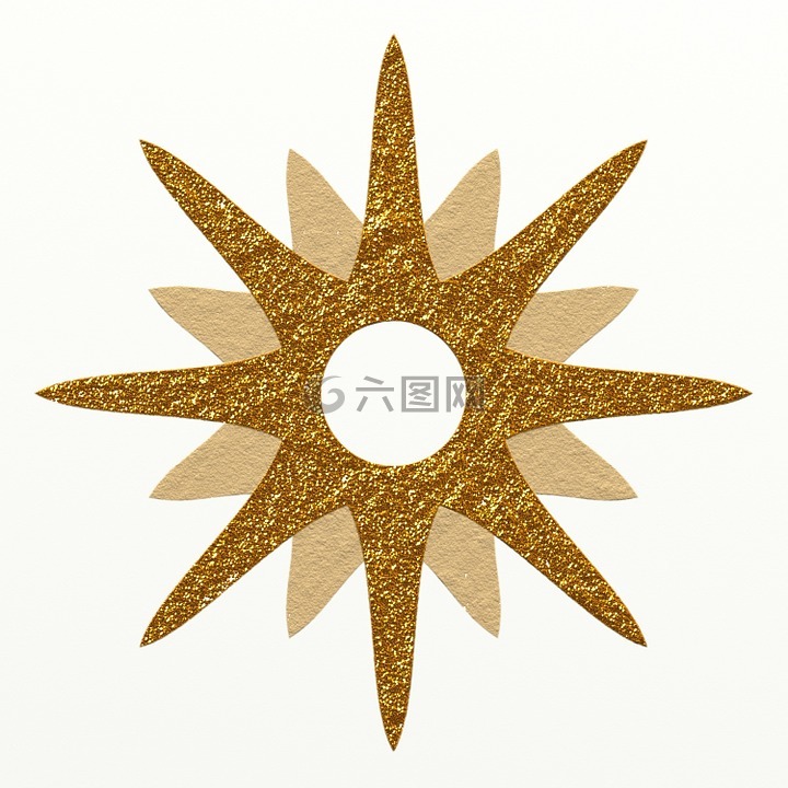 明星,金,闪闪发光的