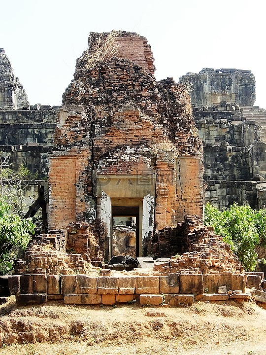 废墟,anghor什么,柬埔寨