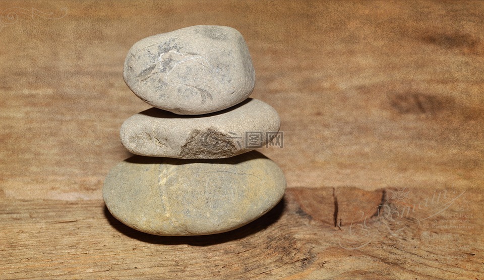 石头,木,石塔