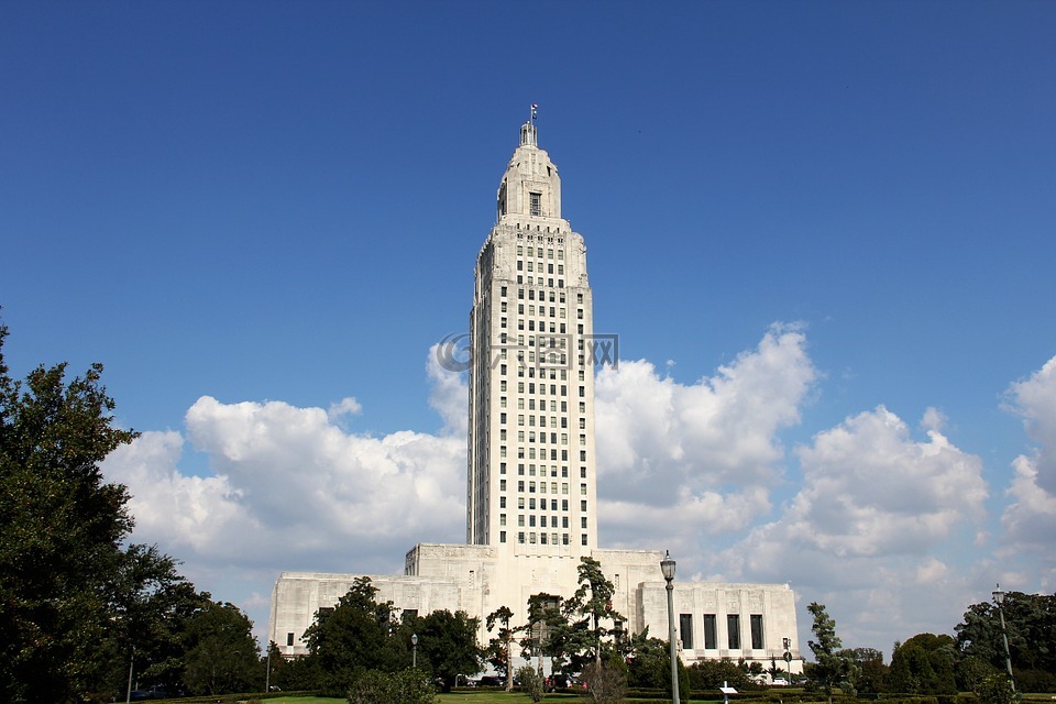 国会大厦,建设,路易斯安那州