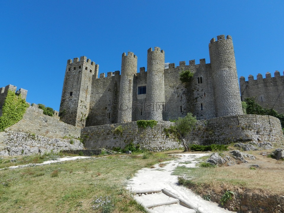 城堡,奥比都斯,葡萄牙