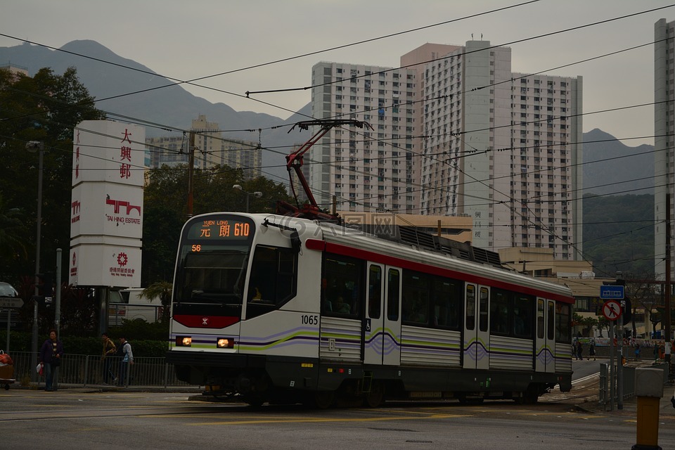 香港邮政,铁路,电车