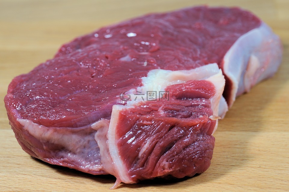 肉,原料,食品