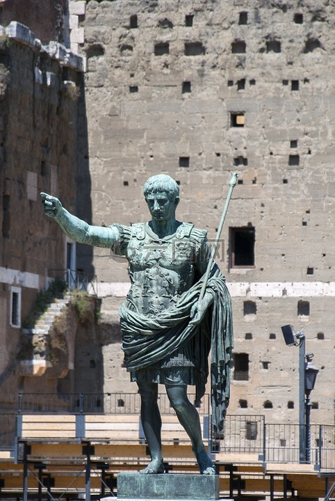 凯撒,雕像,罗马