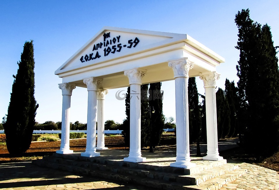 塞浦路斯,avgorou,纪念碑