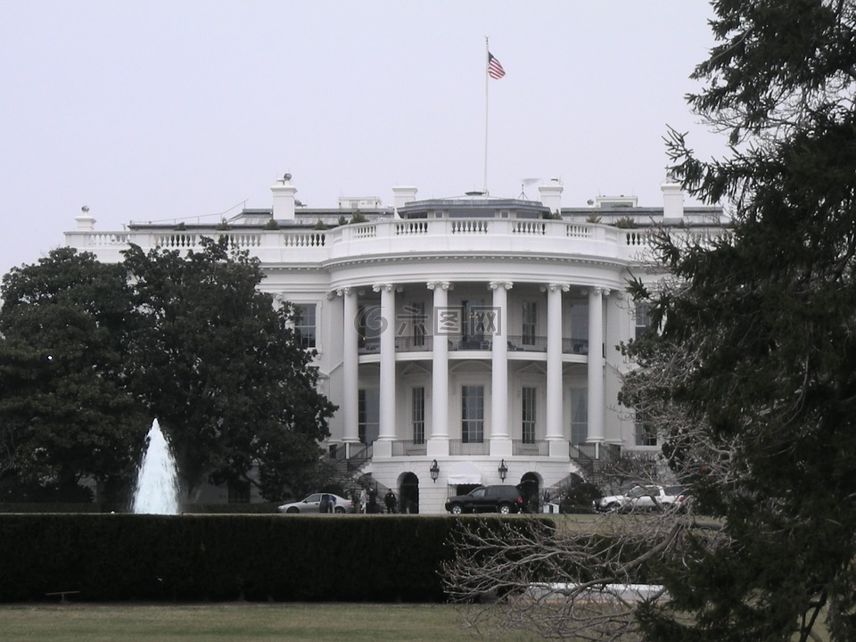 白色的房子,里程碑,美国