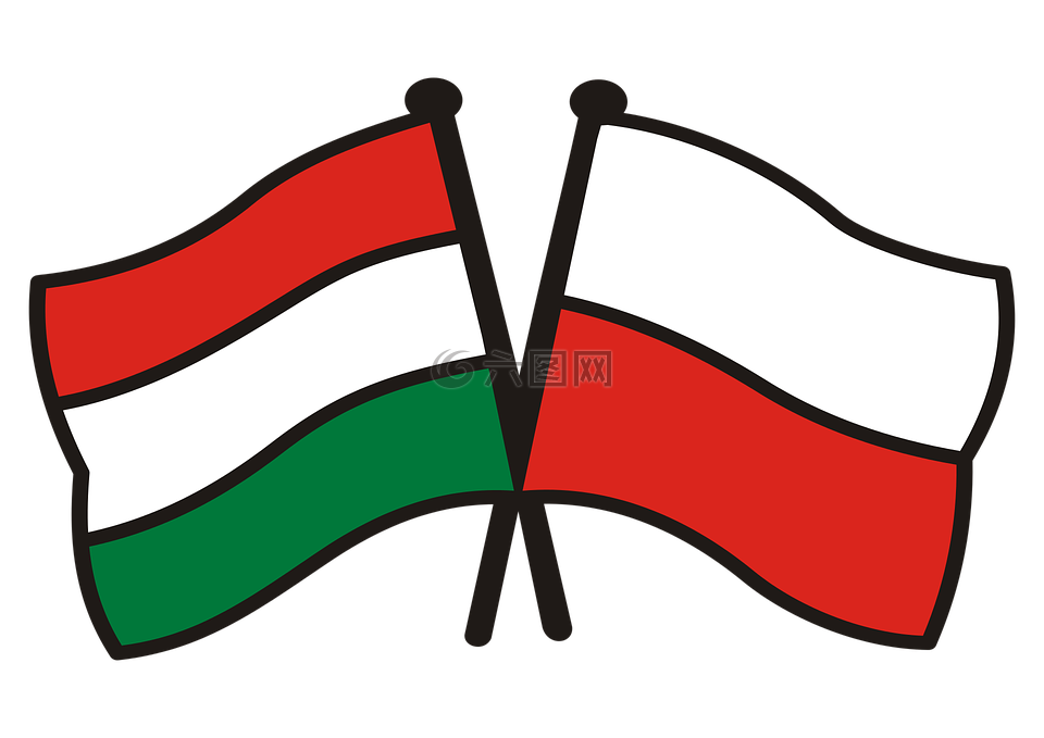 匈牙利波兰,旗帜,国色