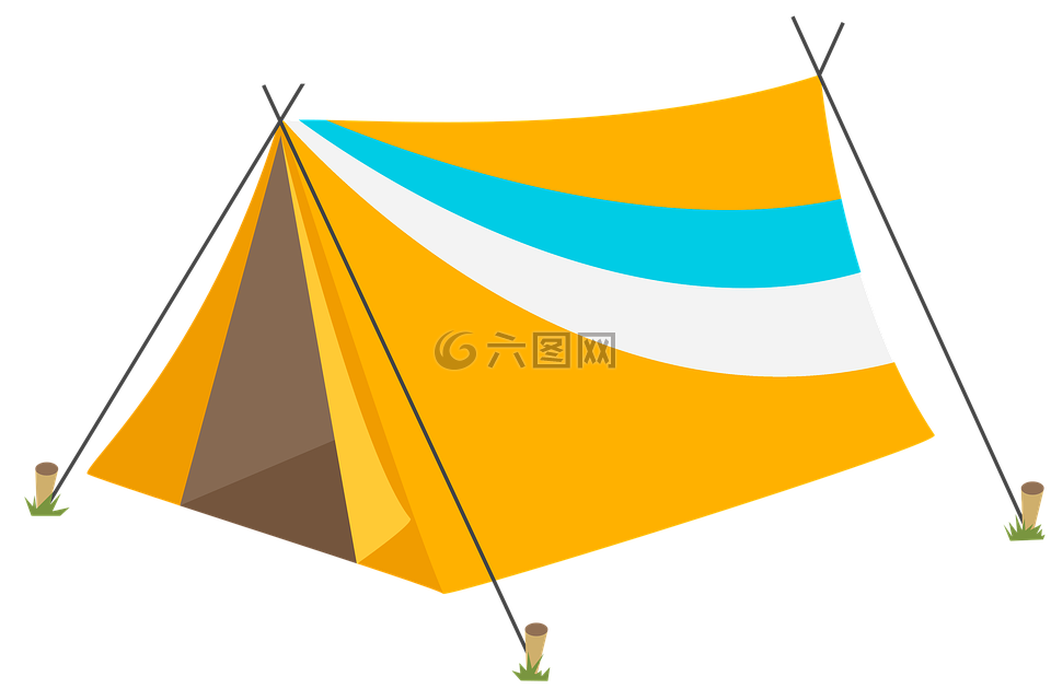 露营,营地,帐篷