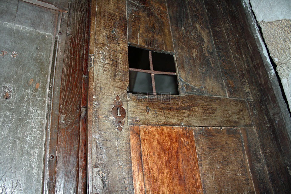 古门,中世纪的门,木质门