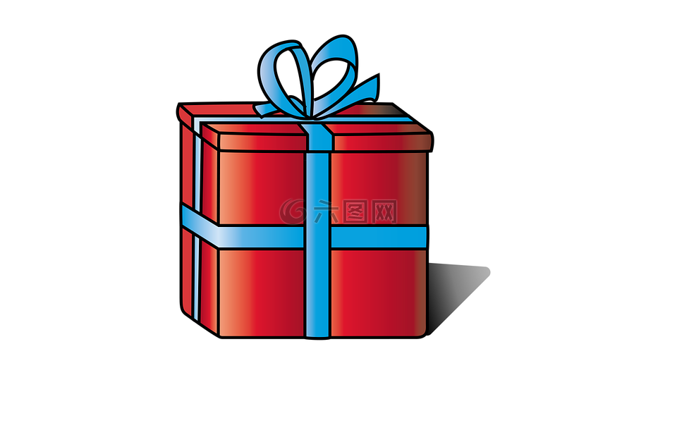 礼物,礼品盒,红色包