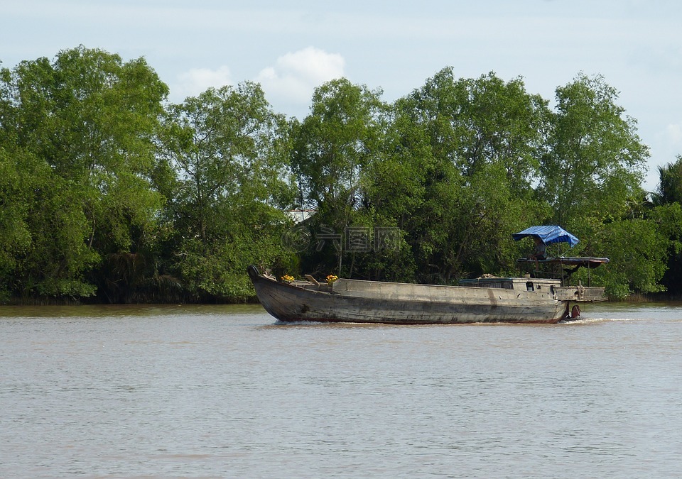 越南,湄公河流域,湄公河三角洲