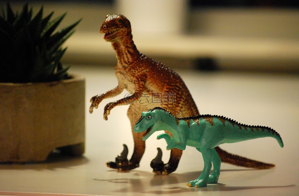 恐龙,玩具,t-雷克斯