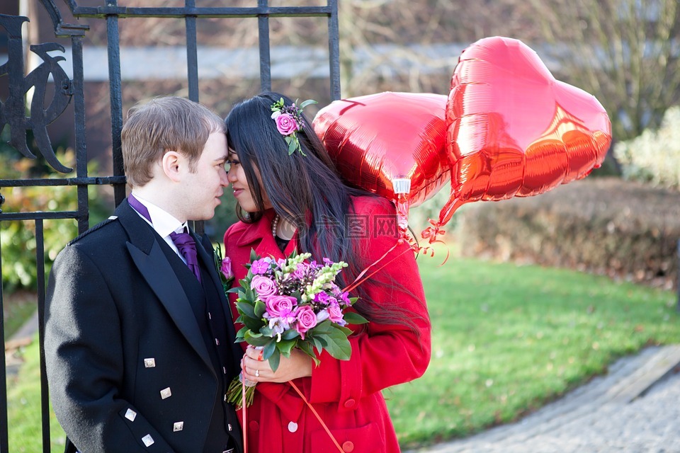爱,气球,情人节