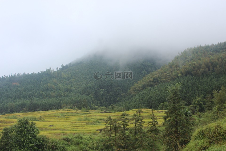 欧家梯田,清远,瑶山