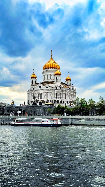 莫斯科,基督救世主大教堂,莫斯科河